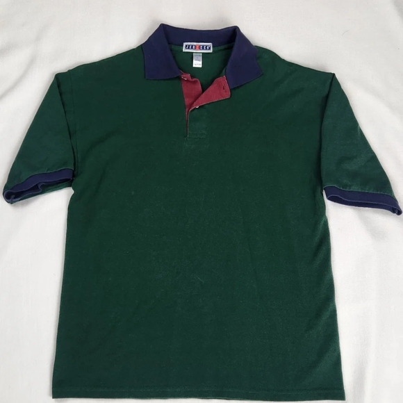 Jerzees Other - Jerzees Vintage Multi Color Polo Shirt